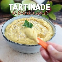 Tartinade aux lentilles corail