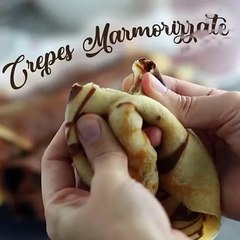 Crêpes marmorizzate (vaniglia e cioccolato)