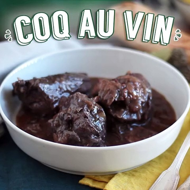 Coq au vin (galo ao vinho)