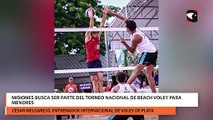 El equipo de voleibol de playa misionero lucha por llegar al torneo nacional en Rosario