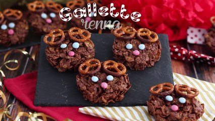 Gallette a forma di renna, la ricetta sfiziosa per natale