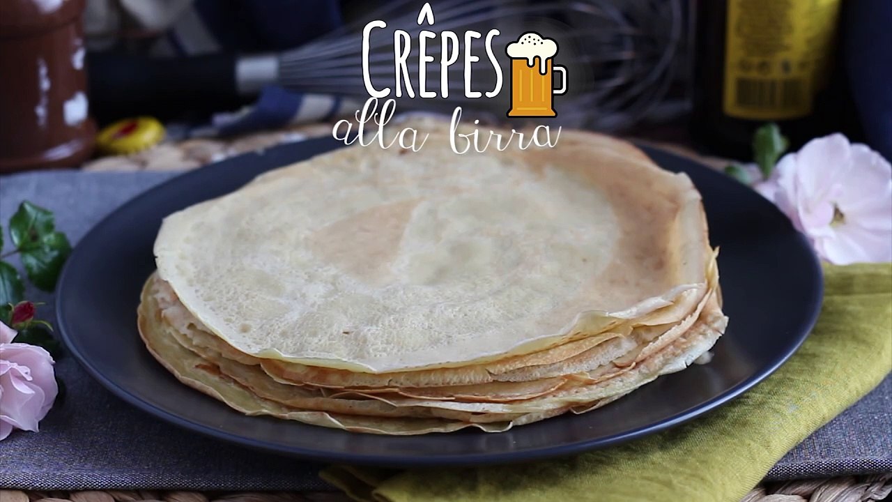 Impasto per crêpes con la birra - ricetta senza lattosio