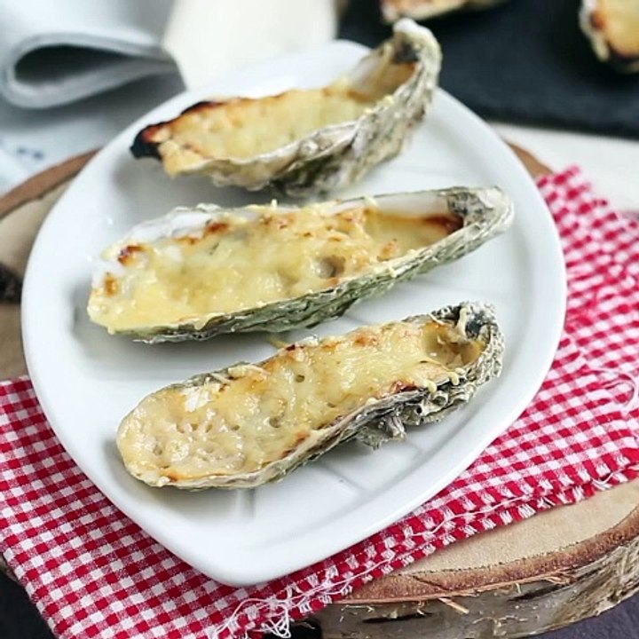 Ostras gratinadas gourmet