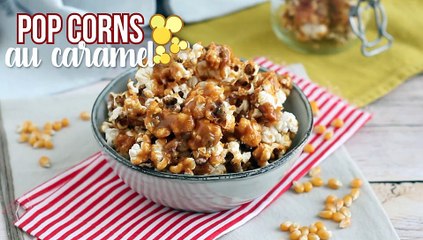 Pop corns au caramel