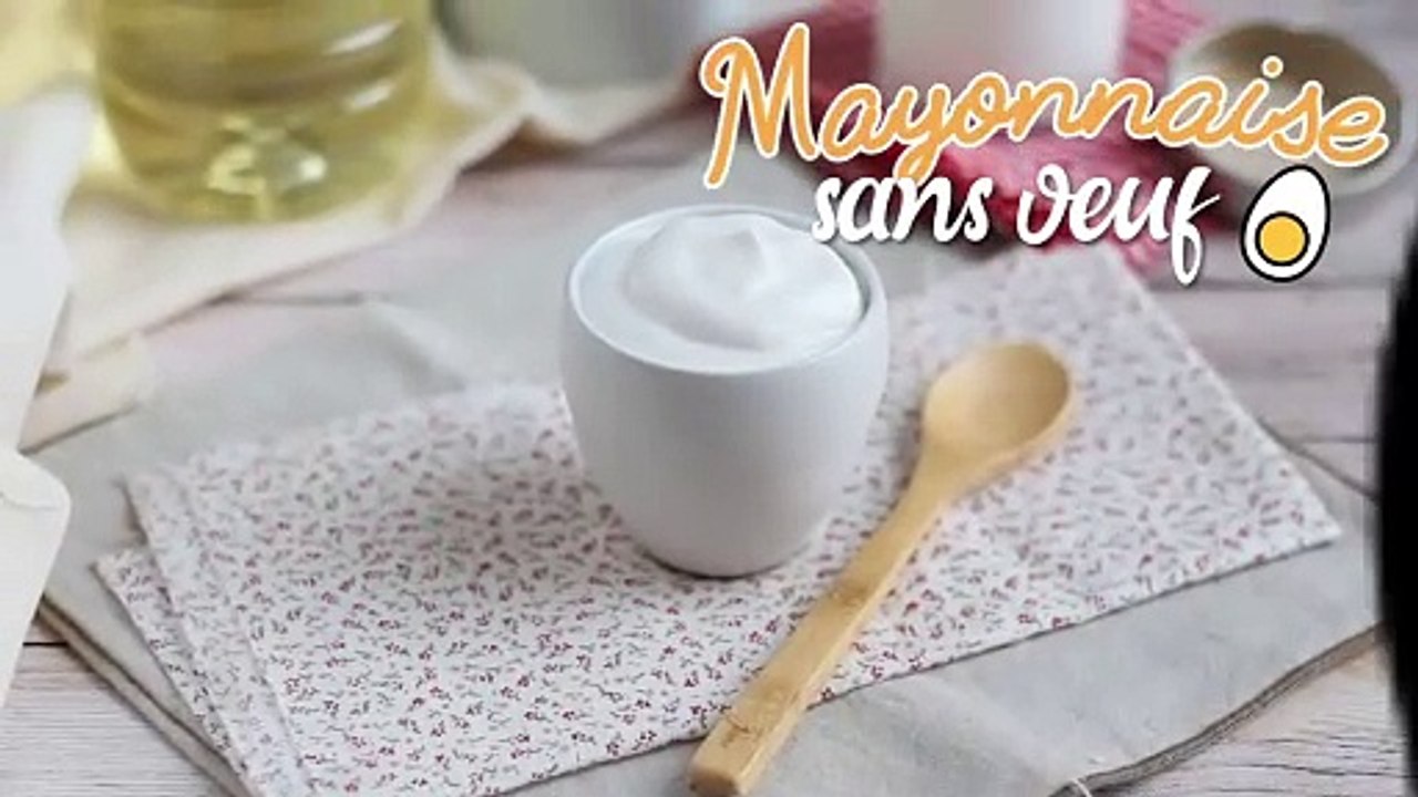 Mayonnaise sans oeufs au lait