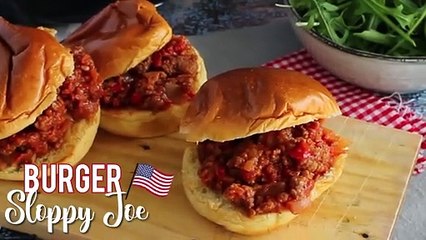 Burger style sloppy joe