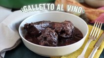 Galletto al vino (coq au vin)