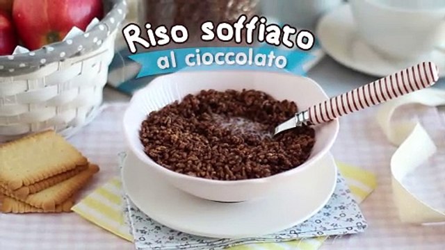 Riso soffiato al cioccolato - cereali simil coco pops