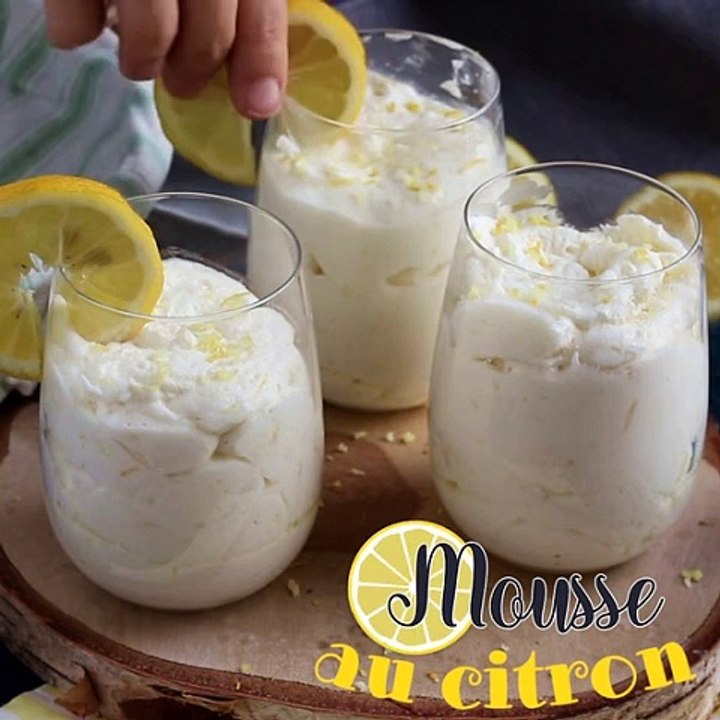 Mousse au citron facile