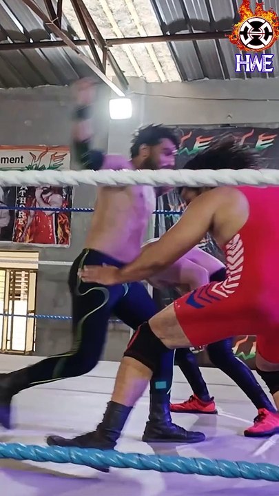 Triple Threat Match|| Raju  Kaal  Vikas | #hwe #wrestling #wwe #triple