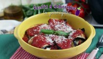 Roulés d'aubergine à la parmigiana