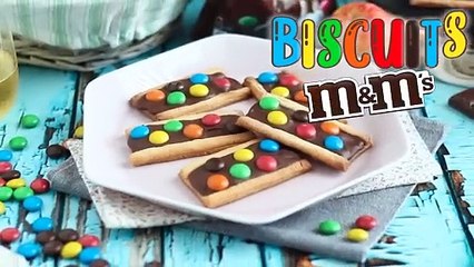 Biscuits sablés aux m&m's