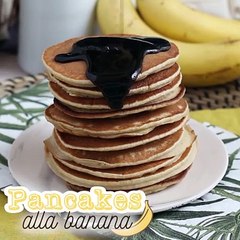 Pancakes alla banana - ricetta facile