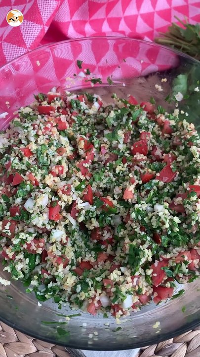 Taboulé libanais, hyper parfumé et bien frais comme on aime