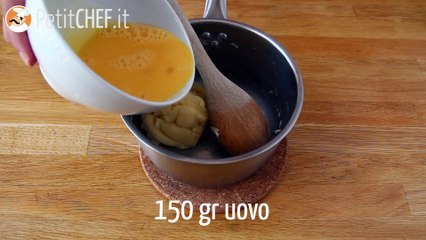 Bignè craquelin alla vaniglia