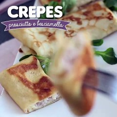 Crespelle prosciutto cotto e besciamella