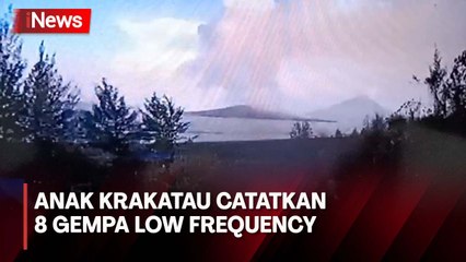 Gunung Anak Krakatau Erupsi Hebat, Catatkan 8 Gempa Low Frequency 🔥