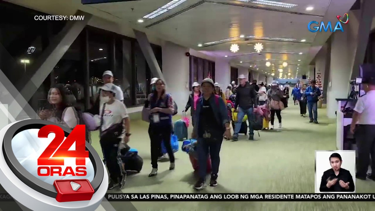 Ika-10 batch ng mga Pinoy mula Israel, balik-bansa na | 24 Oras
