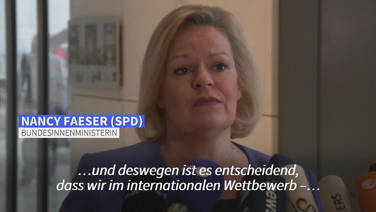 Faeser hofft auf stärkeren Fachkräftezuzug durch Einbürgerungsreform