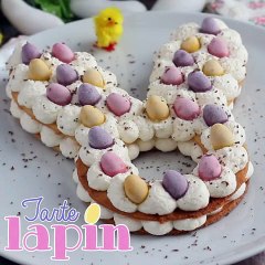 Tarte lapin aux œufs de pâques