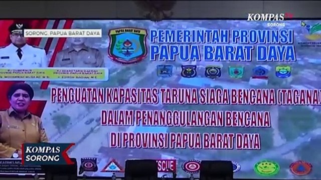 Taruna Siaga Bencana di Papua Barat Daya Ikut Latihan Peningkatan Kapasitas