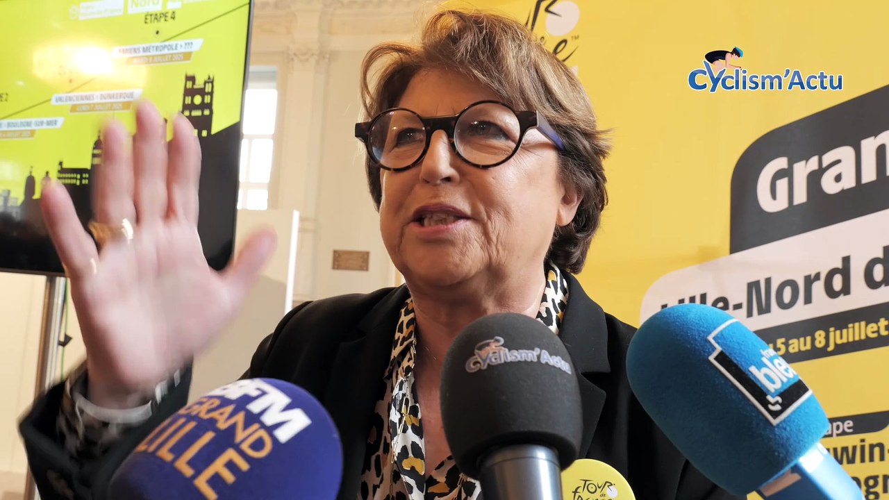 Tour de France 2025 - Martine Aubry : "Le Grand Départ du Tour revenant en France, c'était presque évident de venir à Lille"