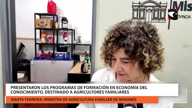 Presentaron los programas de formación en economía del conocimiento, destinado a agricultores familiares