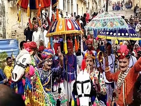 झलका राजसी वैभव, बिखरी लोक संस्कृति की छठा-video