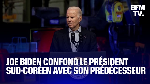 Joe Biden confond le président sud-coréen