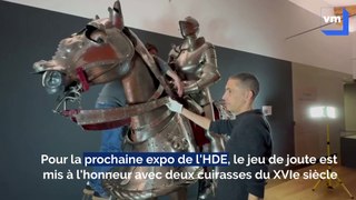 Une armure équestre prête à faire des éclats 500 ans après lors d'une exposition à Draguignan