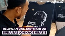 Relawan Ganjar-Mahfud Buka Posko Sablon Kaos Gratis di Purworejo