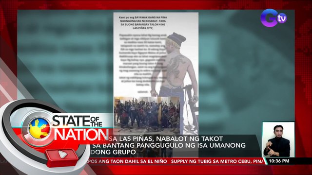 Barangay sa Las Piñas, nabalot ng takot dahil sa bantang panggugulo ng isa umanong armadong grupo | SONA