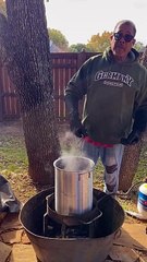 Man Accidentally Drops Smoked Fried Turkey Back Into Hot Oil