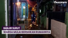 Banjir Surut, Warga Kebon Pala Mulai Bersihkan Rumahnya dari Lumpur