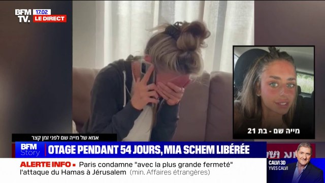 Israël: la joie de la mère de Mia Schem, otage franco-israélienne de 21 ans, à l'annonce de sa libération par le Hamas