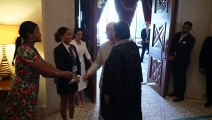 King meets female climate leaders