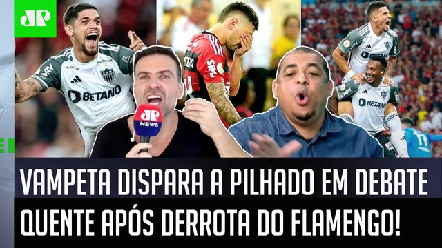 TRETA! COITADO DE VOCÊ! TOMOU UM FUMO e TÁ TORTINHO porque o Flamengo... Vampeta DISPARA a Pilhado