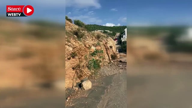 Kontrolden çıkan iş makinesi ortalığı savaş alanına çevirdi