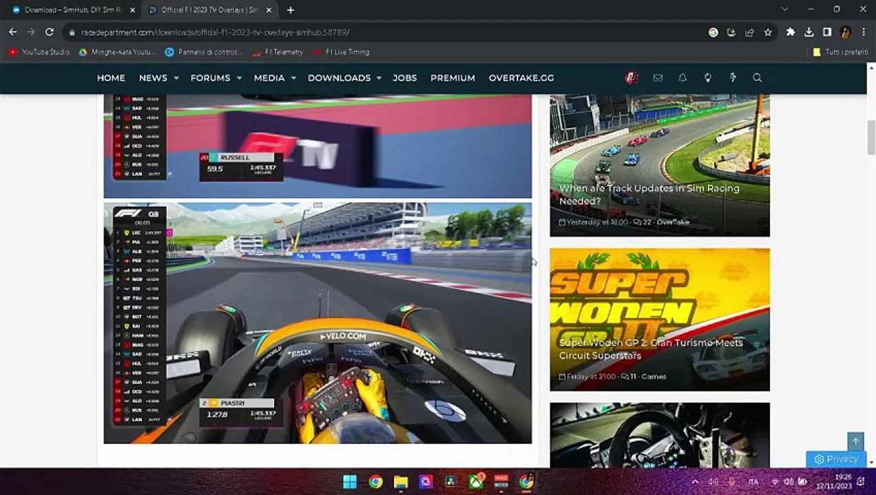 How do add tv graphics on F1 23! _ TUTORIAL