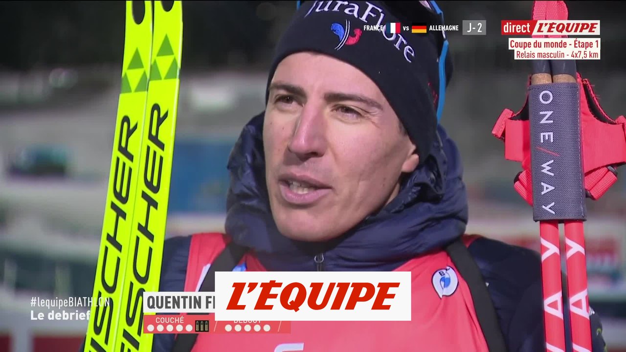 Fillon Maillet : «J'avais envie de bien terminer ce relais» - Biathlon - CM (H)