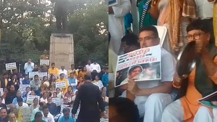 কাঁসি, বাঁশি, থালা বাজিয়ে শাসক-বিরোধীদের স্লোগানের চোটে এ কি হাল বিধানসভার?