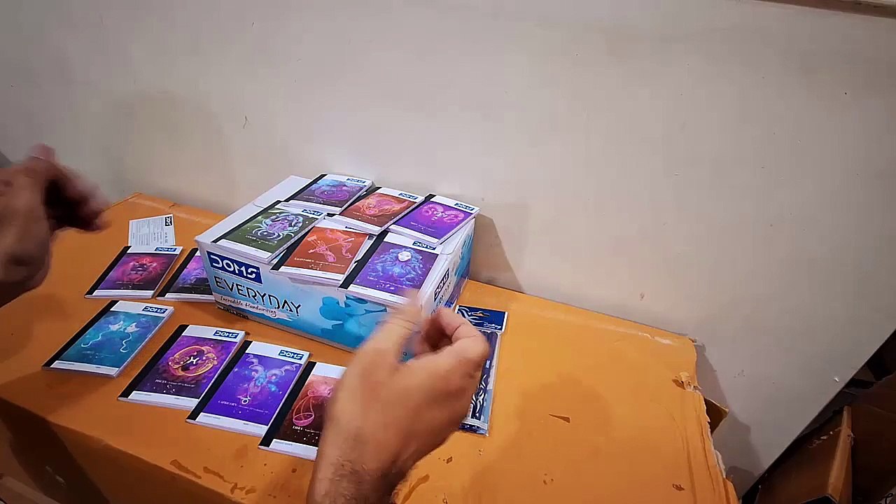 Unboxing and Review of DOMS Everyday Direct Fluid Ball Pen, doms inxify pens, doms pocket diary