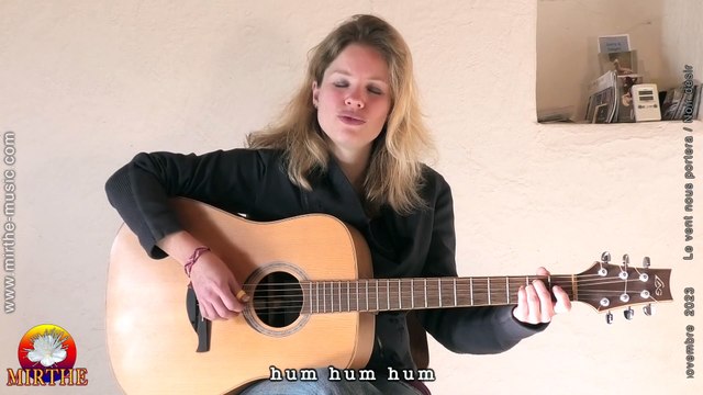 LE VENT NOUS PORTERA (Noir Désir) interprétée par MIRTHE, guitare-voix, live-studio 2023