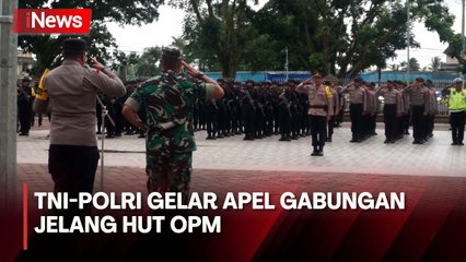 Antisipasi Gangguan Keamanan, TNI-Polri Gelar Apel Gabungan Jelang HUT OPM