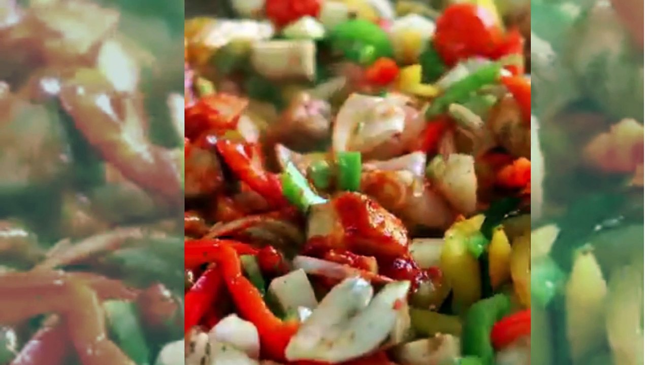 Healthy pasta dish without meat