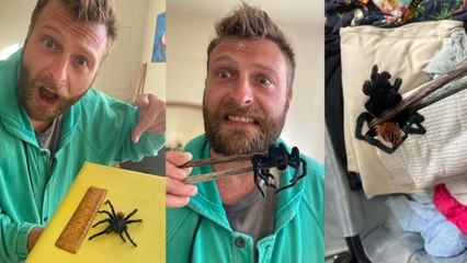 Man FREAKS after what he found in his suitcase!