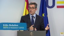 Bolaños: “Hay cero preocupación de la Comisión Europea sobre la salud y la fortaleza del Estado de derecho en España”