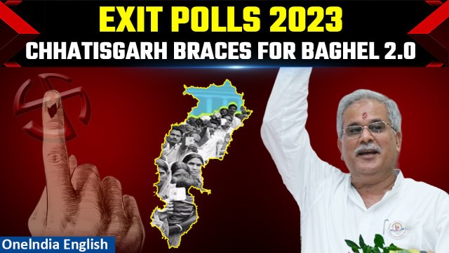 Exit Polls 2023 | Polls Indicate Second Term for Bhupesh Baghel | BJP Gains Ground | Oneindia News