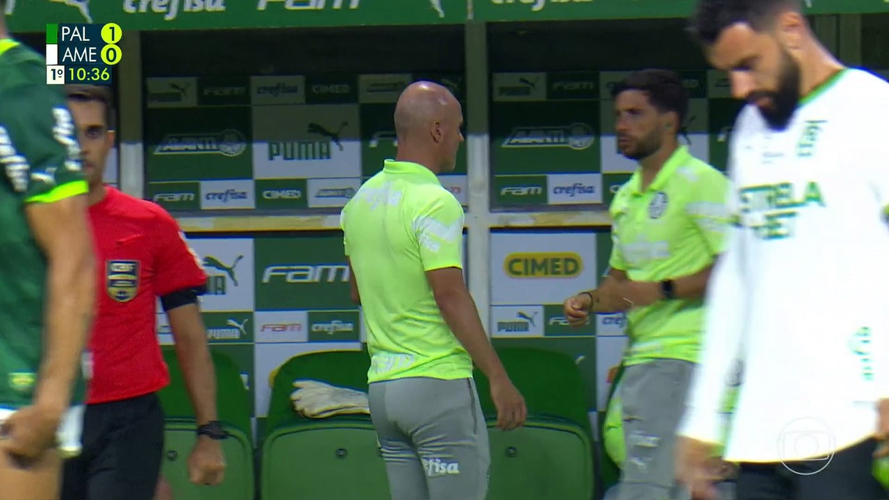 Palmeiras x América-MG (Campeonato Brasileiro 2023 36ª rodada) 1° tempo