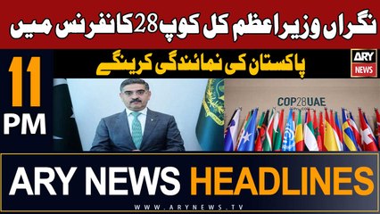 Скачать видео: ARY News 11 PM Headlines 30th November 2023 | COP28 Conference - PM Kakar Will Represent Pakistan